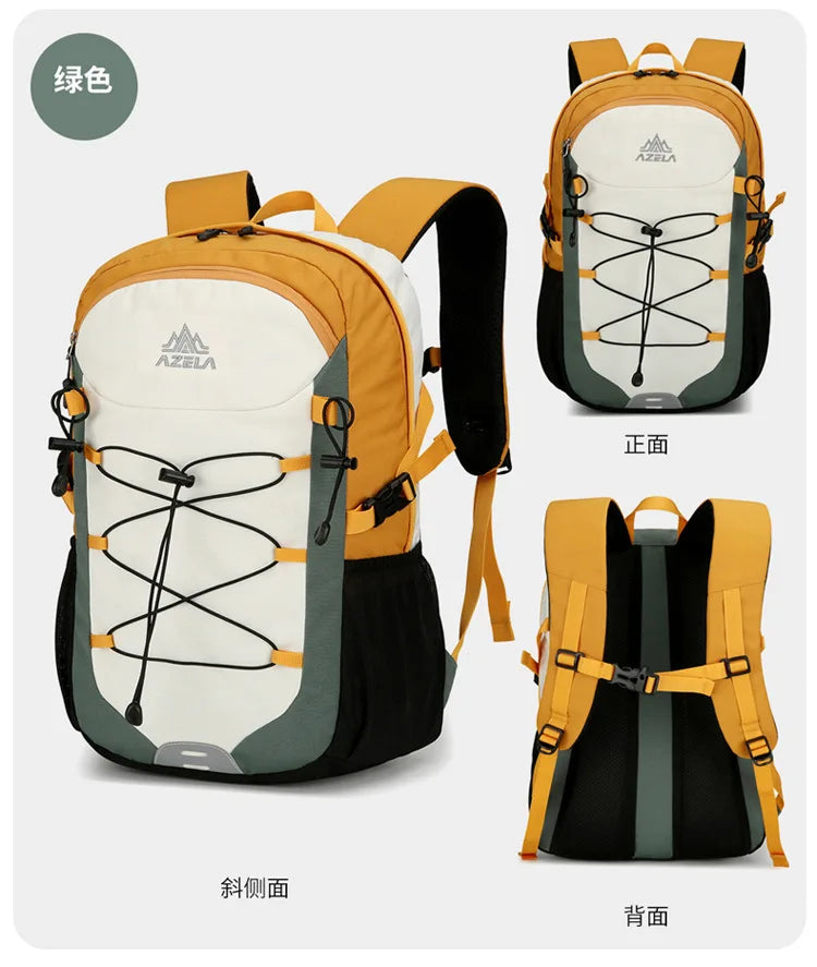 Softback lightweight travel backpack with laptop compartment, nylon - product image