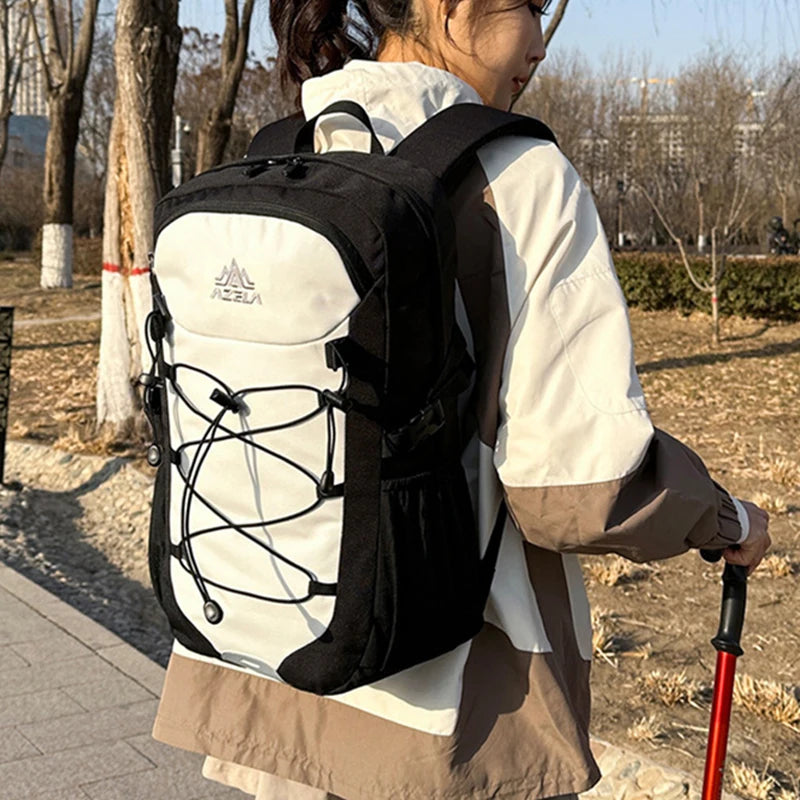 Softback lightweight travel backpack with laptop compartment, nylon - product image