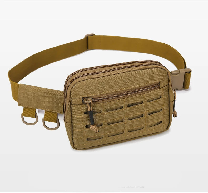 Softback molle waist bag tactical pouch with multiple carry options, nylon - product image