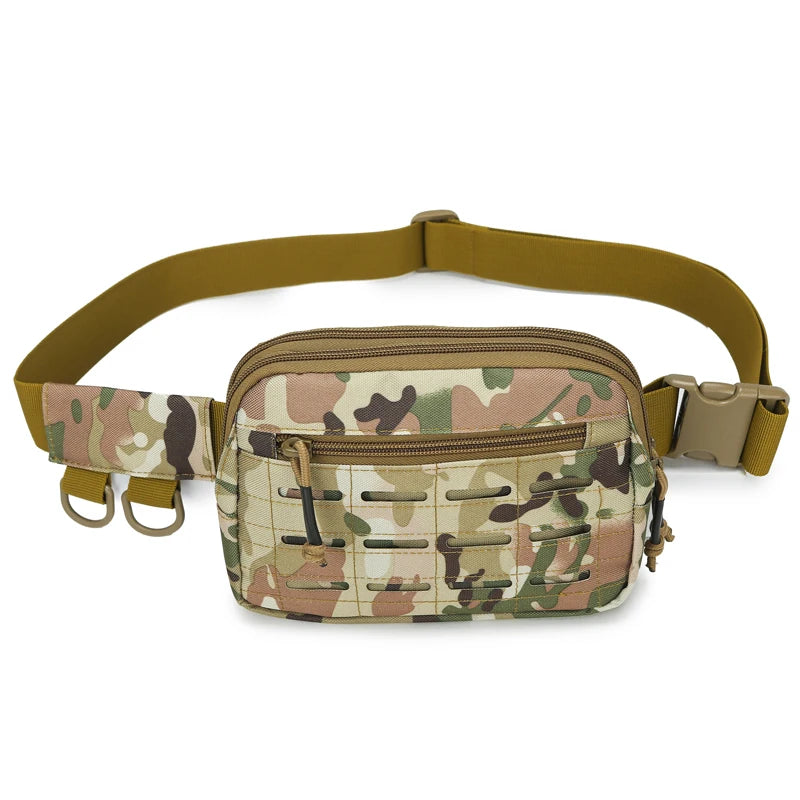 Softback molle waist bag tactical pouch with multiple carry options, nylon - product image