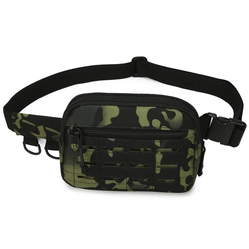 Softback molle waist bag tactical pouch with multiple carry options, nylon - product image