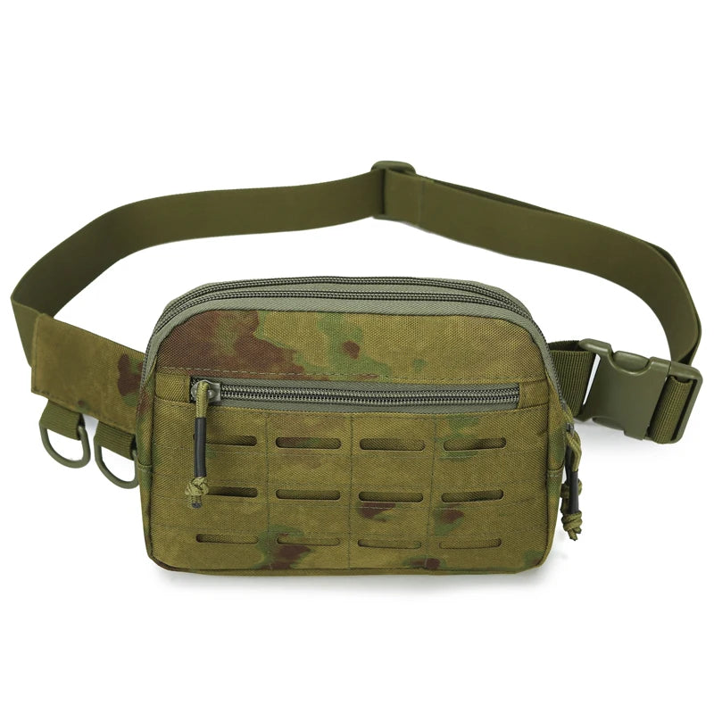 Softback molle waist bag tactical pouch with multiple carry options, nylon - product image