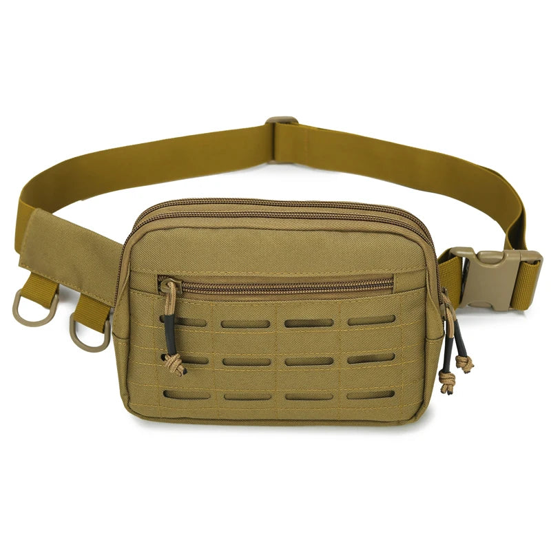 Softback molle waist bag tactical pouch with multiple carry options, nylon - product image