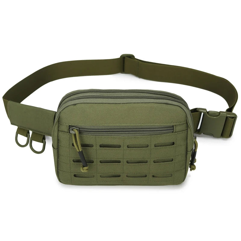 Softback molle waist bag tactical pouch with multiple carry options, nylon - product image