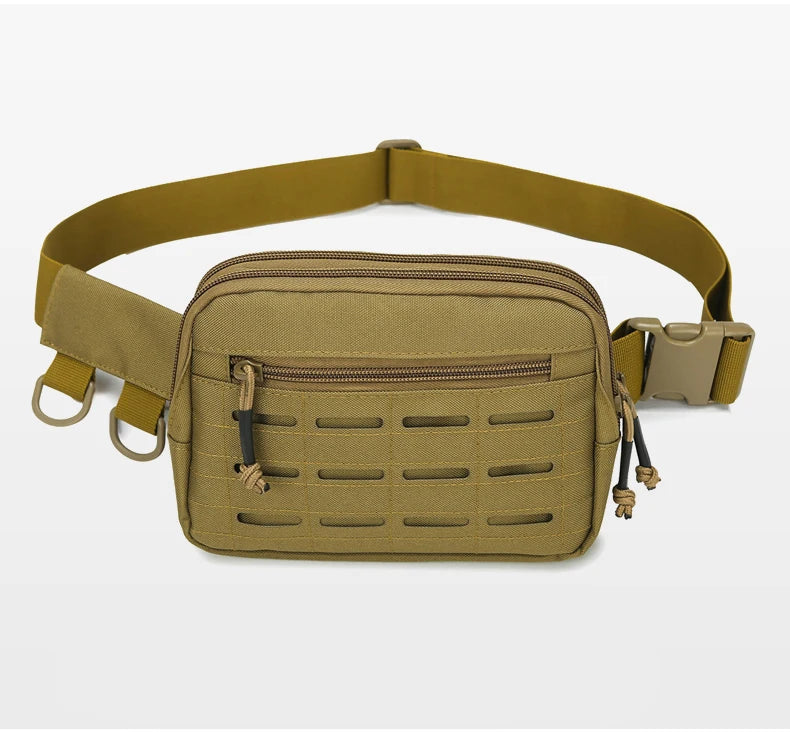 Softback molle waist bag tactical pouch with multiple carry options, nylon - product image