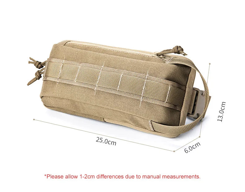 Softback tactical mobile phone waist bag with detachable shoulder strap, nylon - product image
