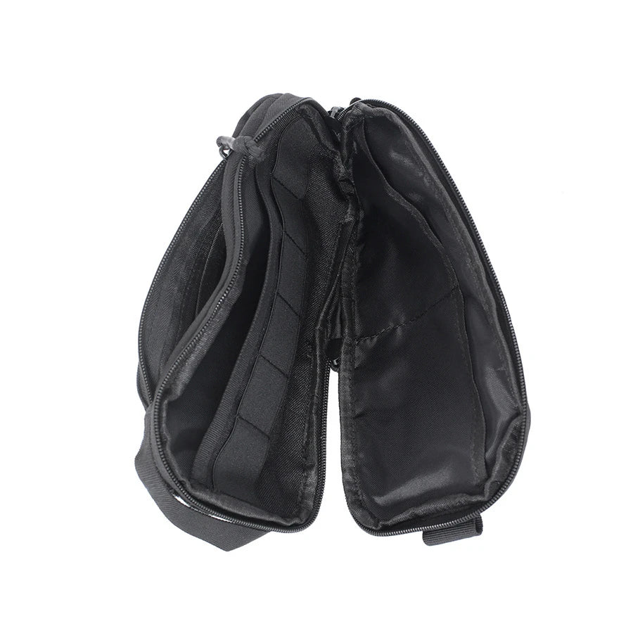 Softback tactical mobile phone waist bag with detachable shoulder strap, nylon - product image