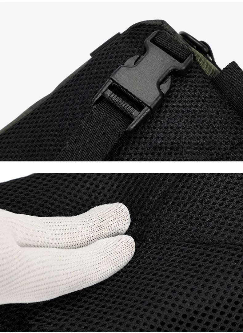Softback tactical molle fishing lure backpack with multiple compartments, nylon - product image