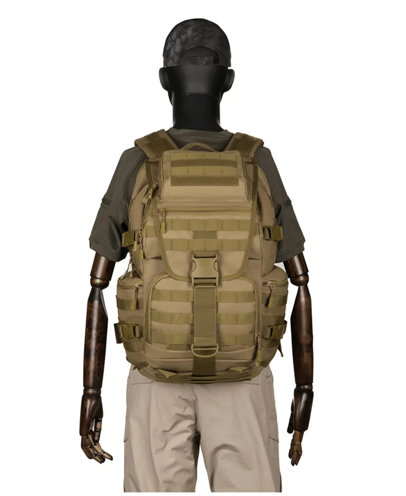 Softback tactical nylon sling bag with reflective strip, 30-40l capacity - product image