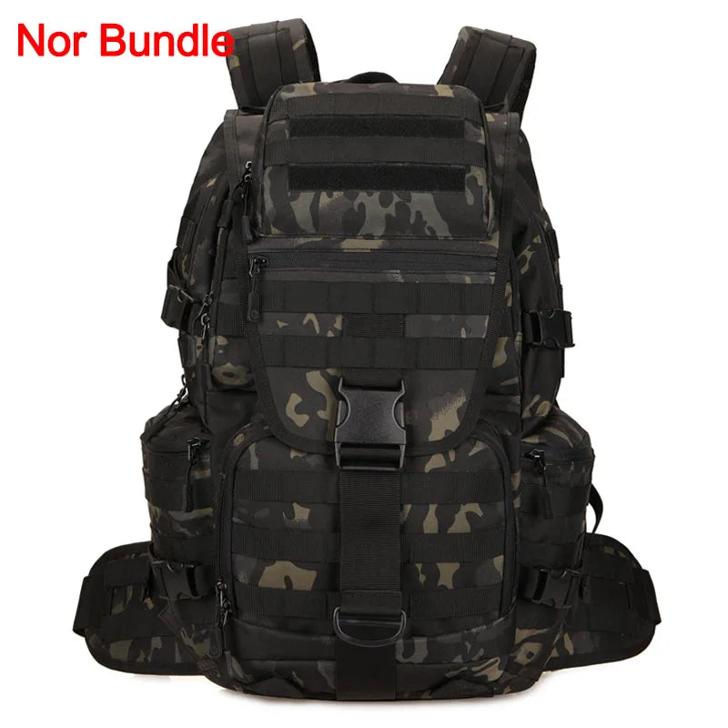 Softback tactical nylon sling bag with reflective strip, 30-40l capacity - product image