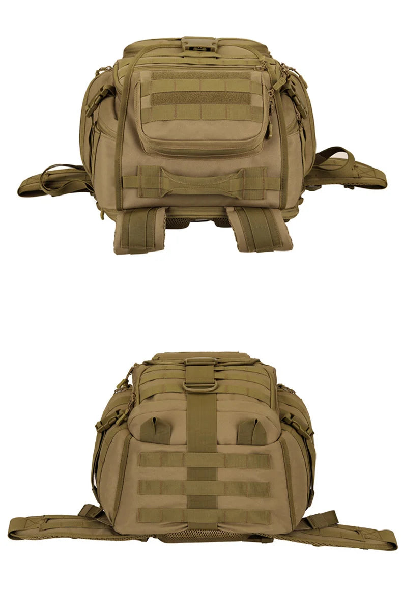 Softback tactical nylon sling bag with reflective strip, 30-40l capacity - product image