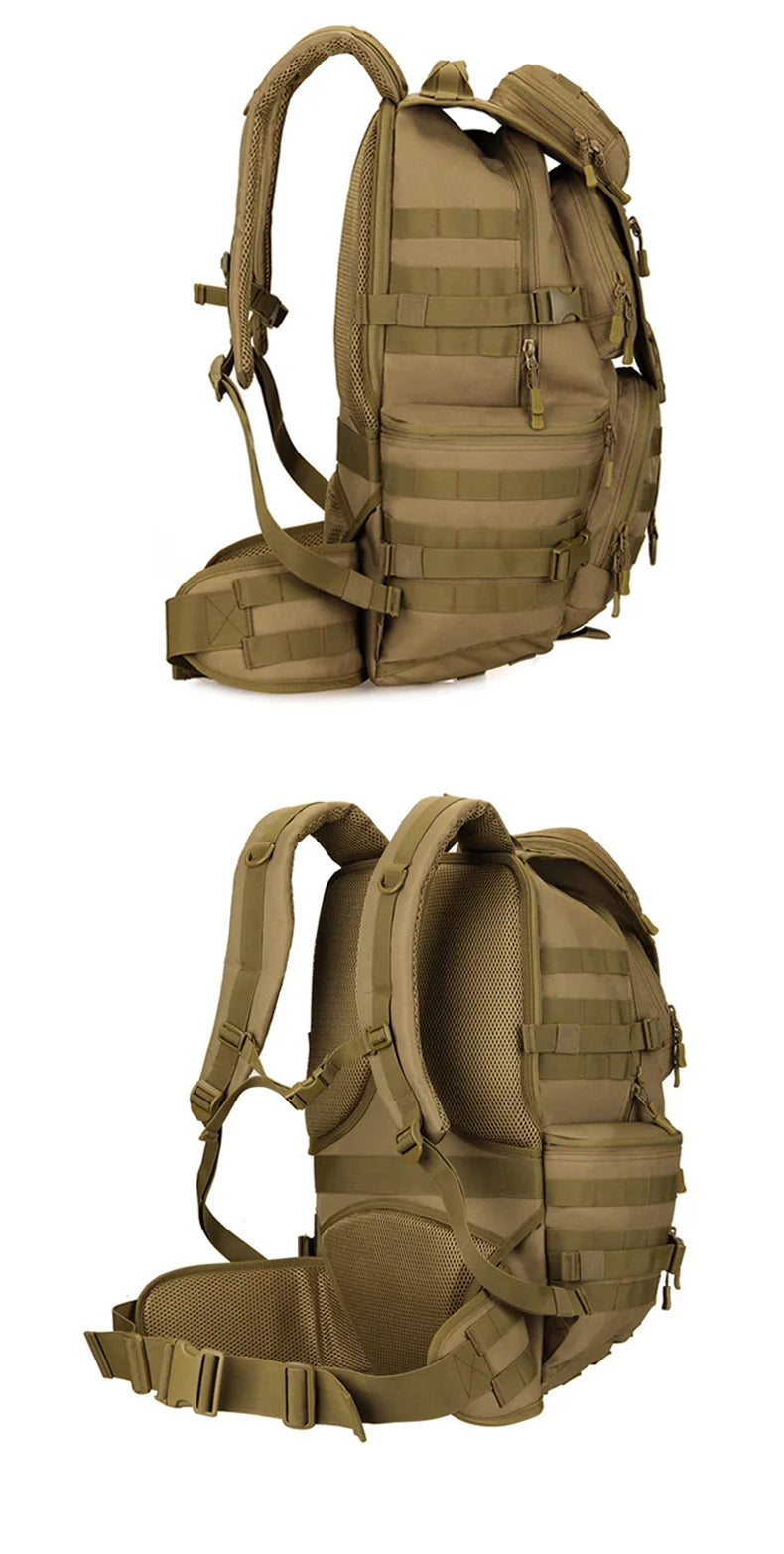Softback tactical nylon sling bag with reflective strip, 30-40l capacity - product image