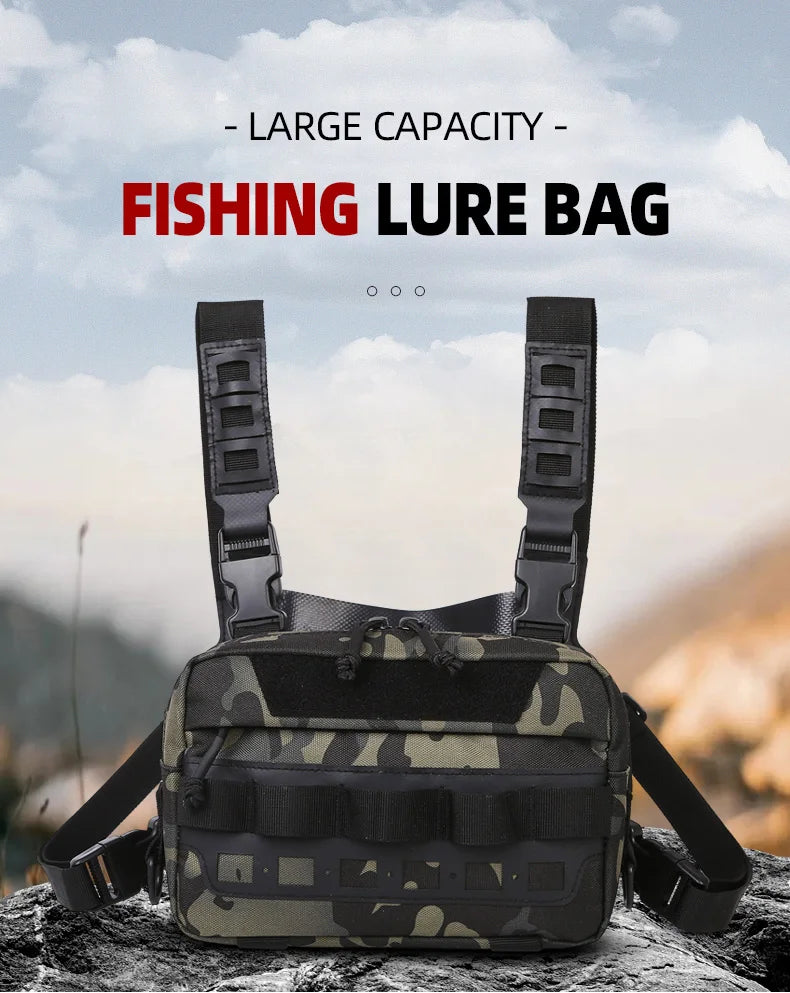 Softback tactical vest utility bag with multiple pockets and adjustable straps - product image