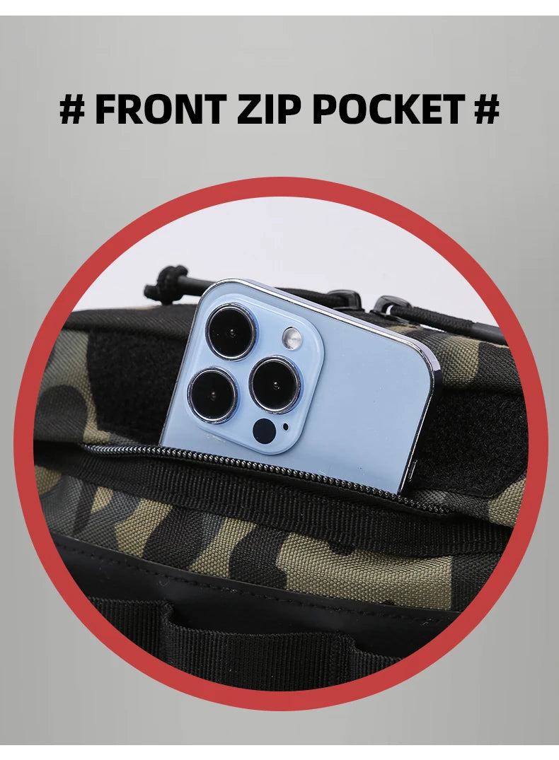 Softback tactical vest utility bag with multiple pockets and adjustable straps - product image