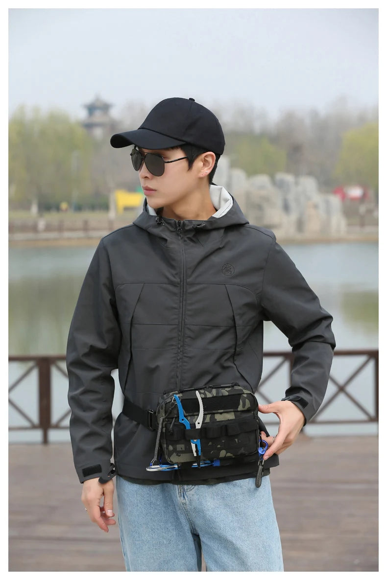 Softback tactical vest utility bag with multiple pockets and adjustable straps - product image