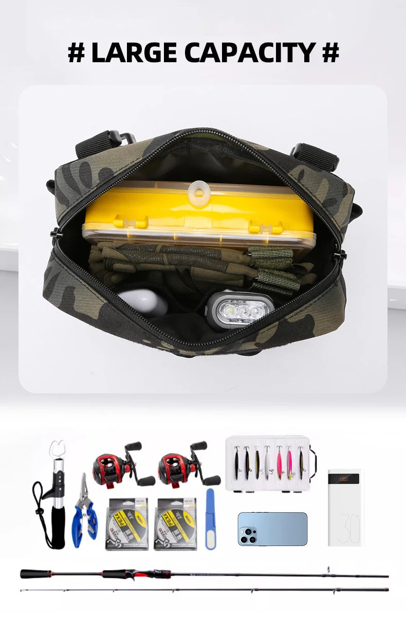 Softback tactical vest utility bag with multiple pockets and adjustable straps - product image