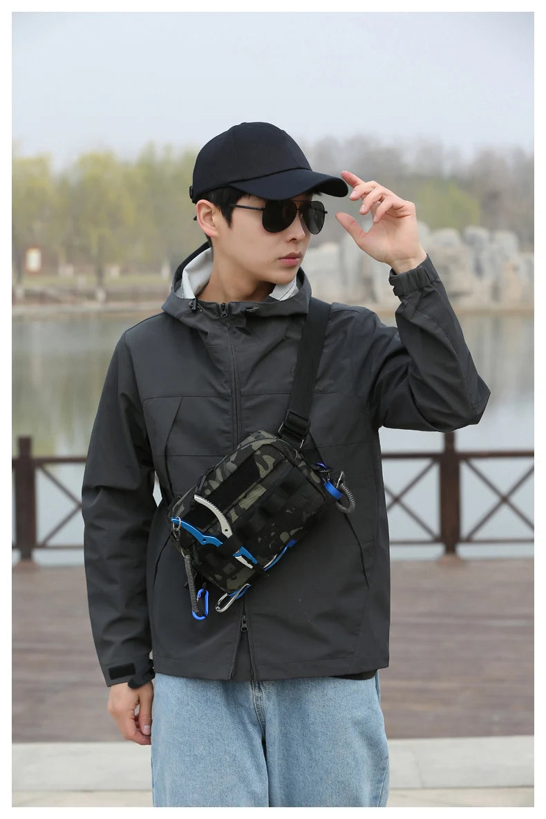 Softback tactical vest utility bag with multiple pockets and adjustable straps - product image