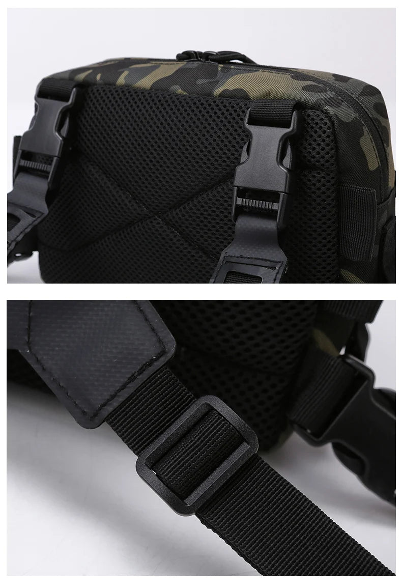 Softback tactical vest utility bag with multiple pockets and adjustable straps - product image