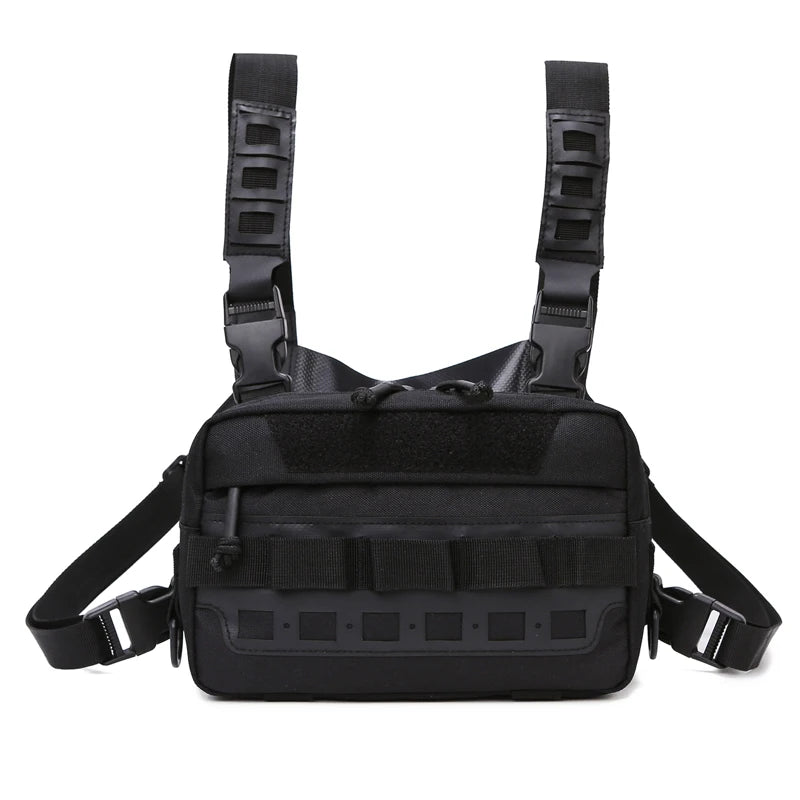 Softback tactical vest utility bag with multiple pockets and adjustable straps - product image