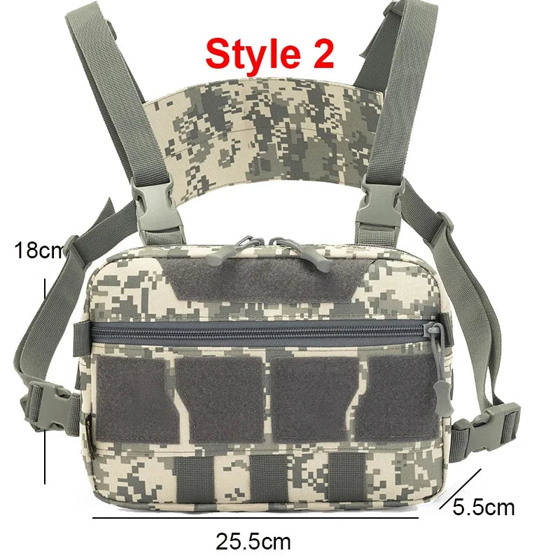 Softback tactical vest utility bag with multiple pockets and adjustable straps - product image