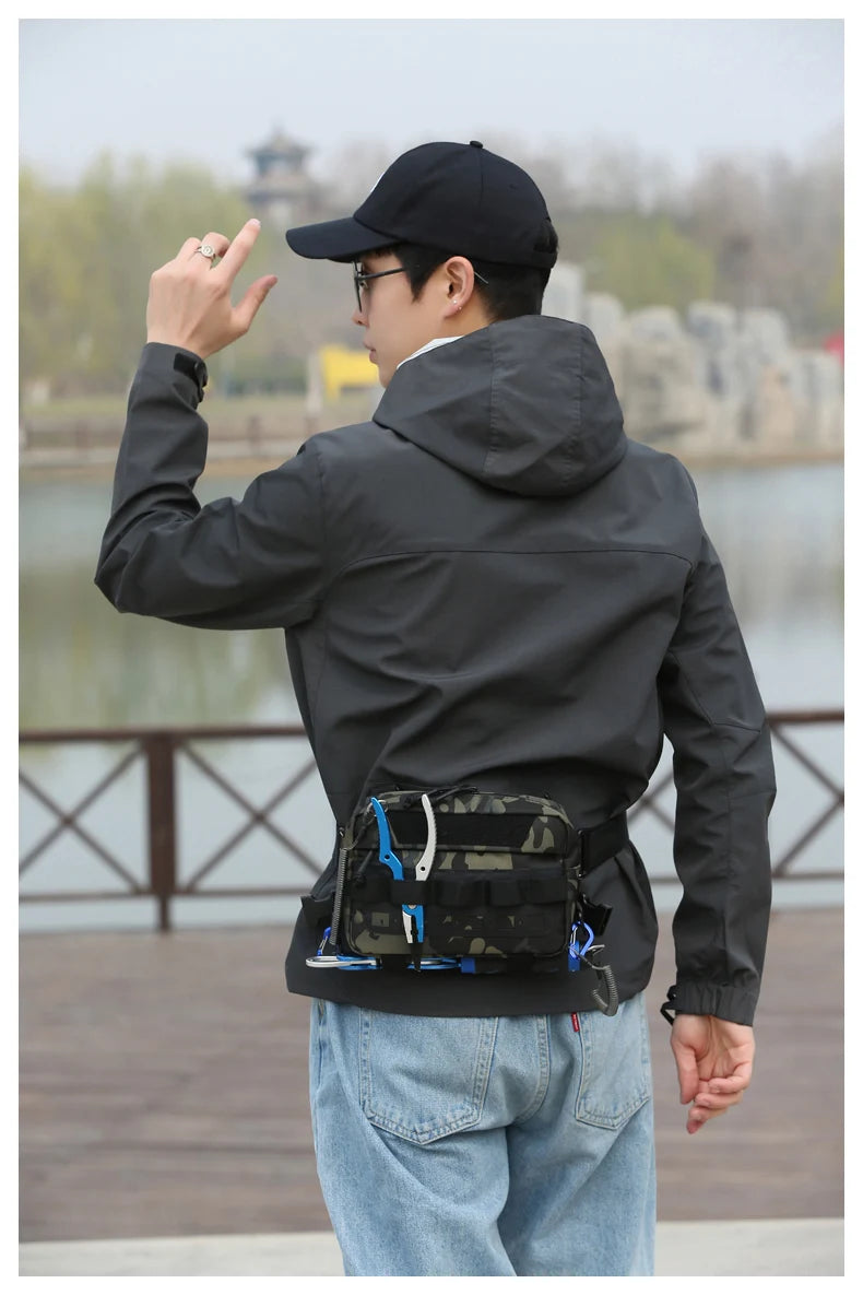 Softback tactical vest utility bag with multiple pockets and adjustable straps - product image
