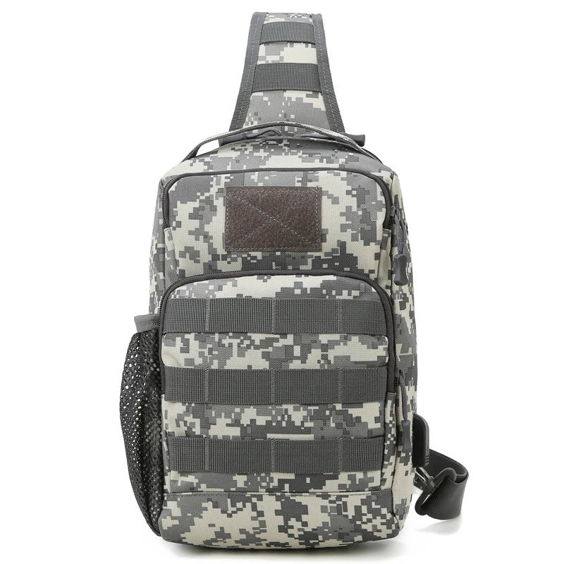 Softback usb tactical chest bag with multiple color options, nylon material - product image