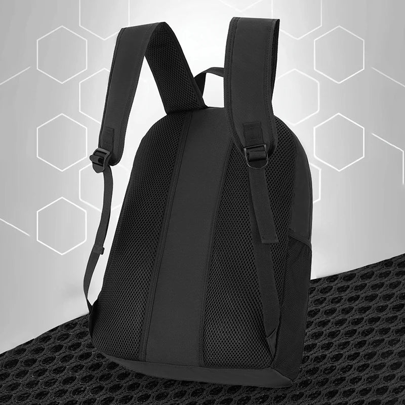 Sports backpack with shoes compartment multi-pocket water-resistant oxford fabric - product image