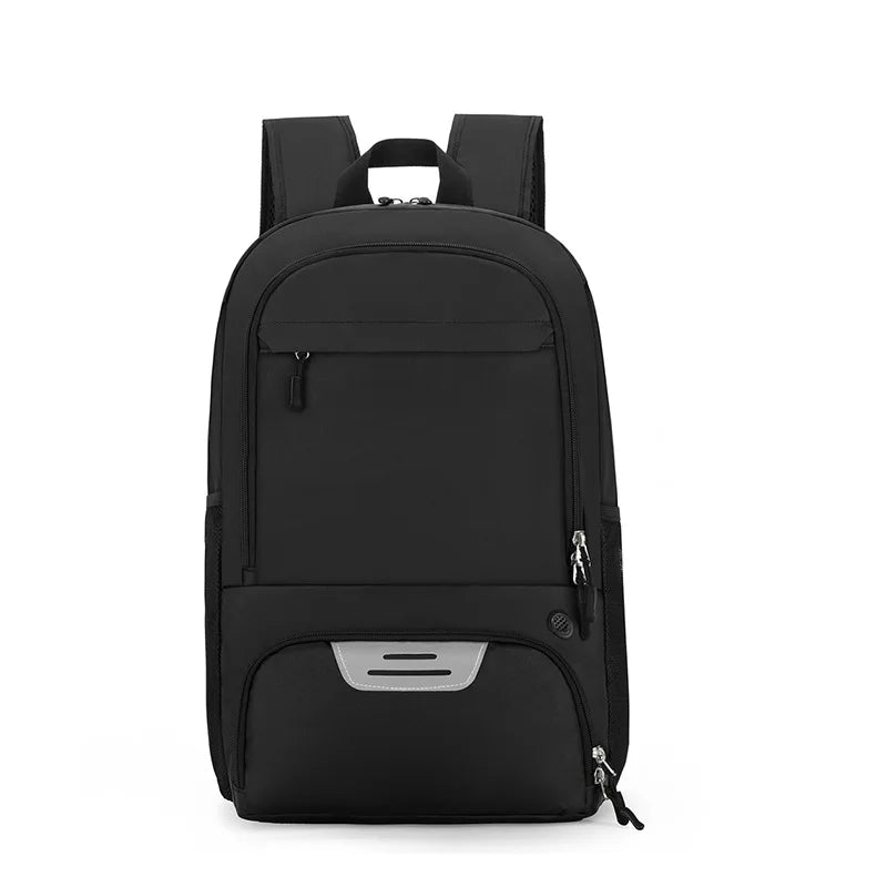 Sports backpack with shoes compartment multi-pocket water-resistant oxford fabric - product image