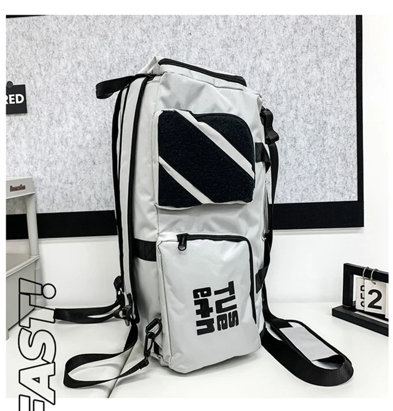 Sports backpack with shoes compartment wet dry separation gym outdoor hiking duffel - product image