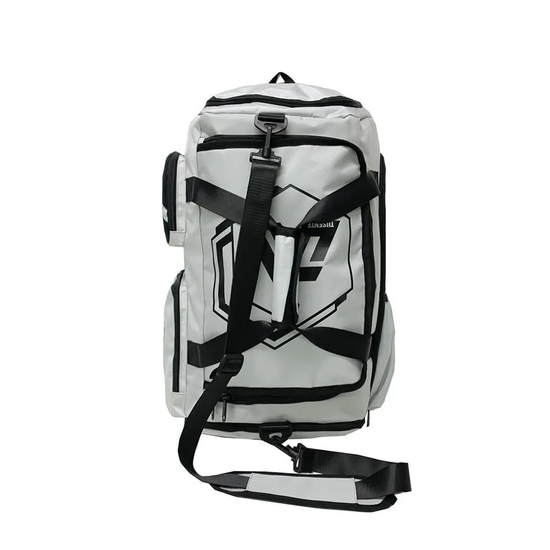 Sports backpack with shoes compartment wet dry separation gym outdoor hiking duffel - product image