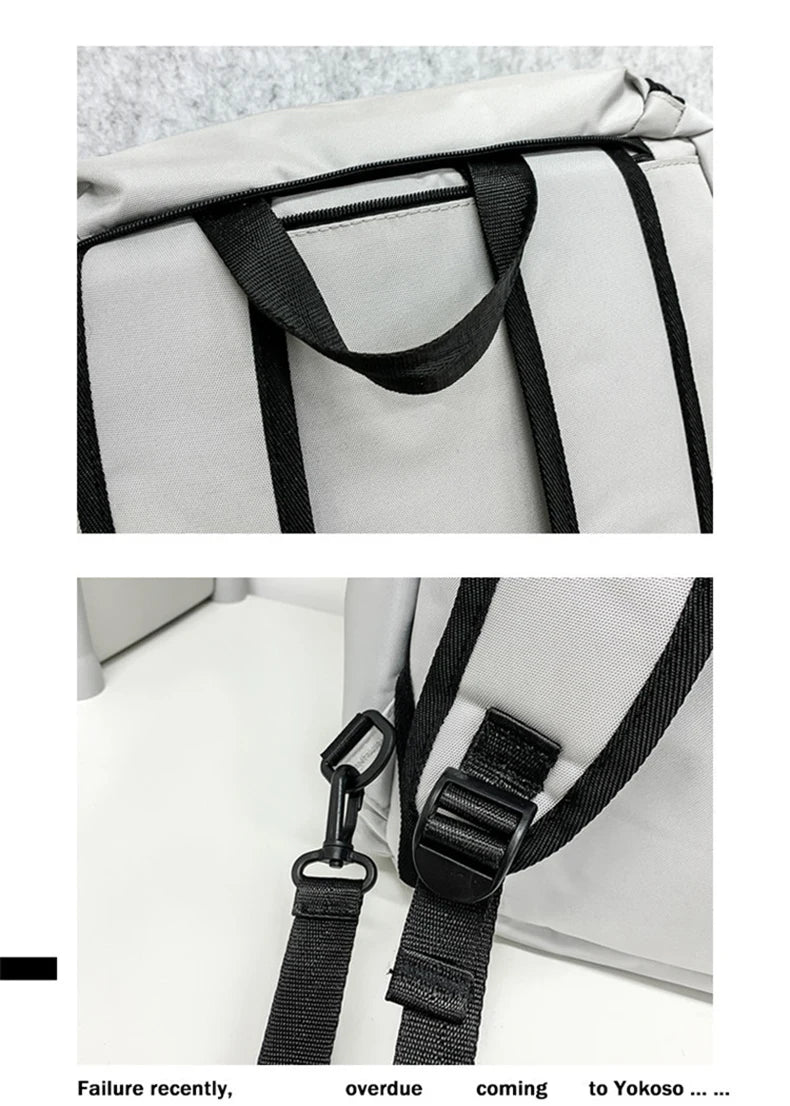 Sports backpack with shoes compartment wet dry separation gym outdoor hiking duffel - product image