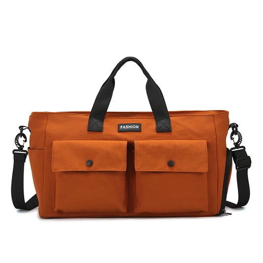 Sports duffel bag dry wet separation with shoe pack outdoor hiking camping handbag - product image