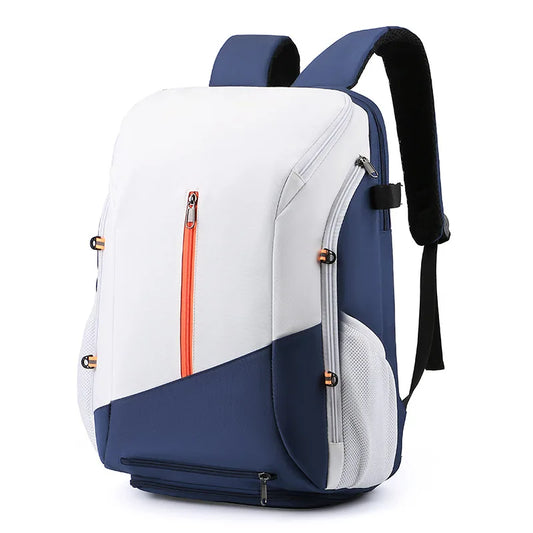 Sports helmet bag with shoes compartment laptop rucksack basketball tennis badminton - product image