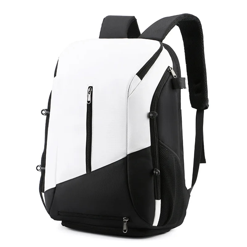 Sports helmet bag with shoes compartment laptop rucksack basketball tennis badminton - product image