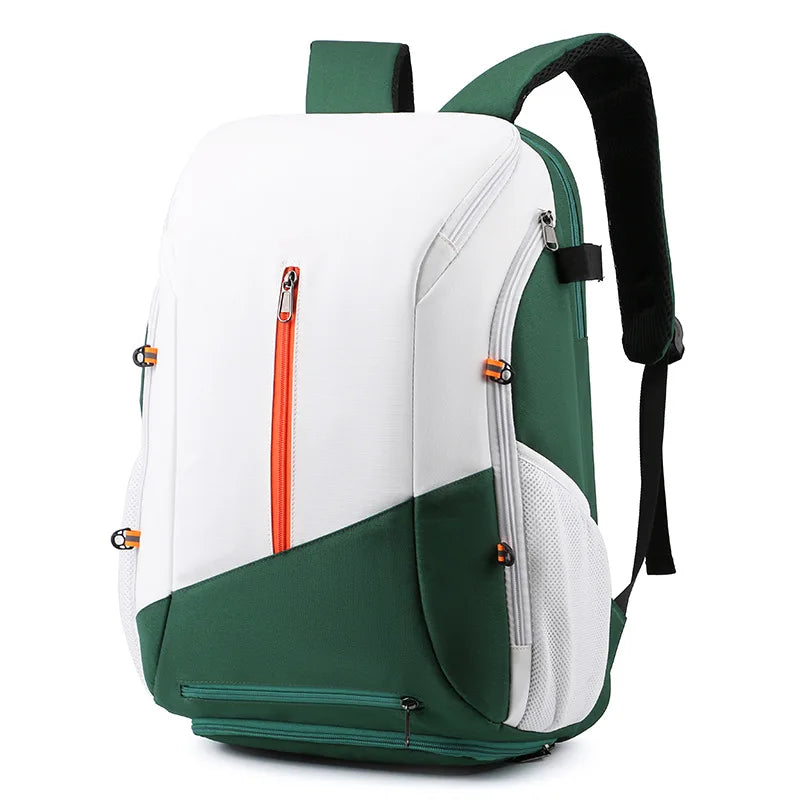 Sports helmet bag with shoes compartment laptop rucksack basketball tennis badminton - product image