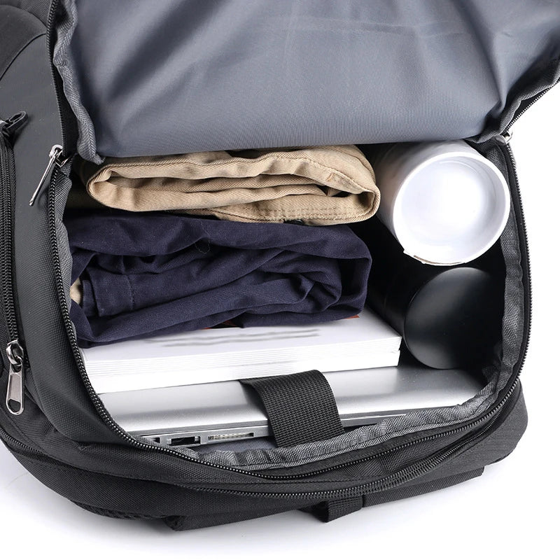 Sports helmet bag with shoes compartment laptop rucksack basketball tennis badminton - product image
