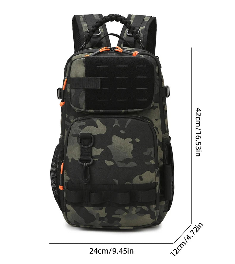 Tactical chest bag oxford large capacity molle outdoor storage multi-pocket - product image