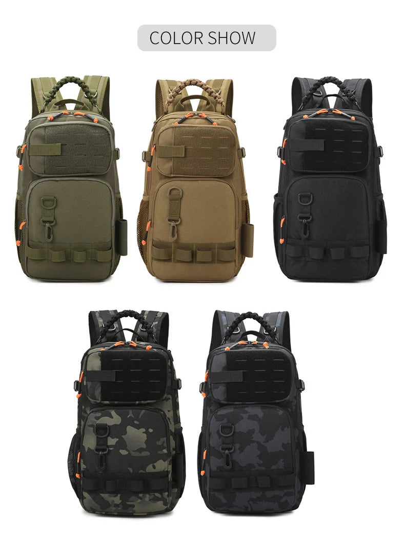 Tactical chest bag oxford large capacity molle outdoor storage multi-pocket - product image