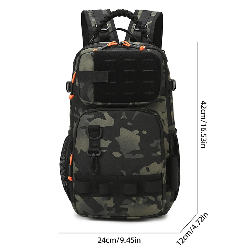 Tactical chest bag oxford large capacity molle outdoor storage multi-pocket - product image