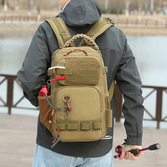 Tactical chest bag oxford large capacity molle outdoor storage multi-pocket - product image