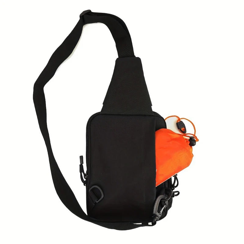 Tactical climbing chest bag nylon concealed carry gun holster adjustable strap - product image