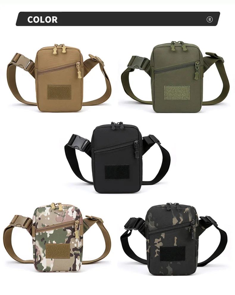 Tactical climbing chest bag nylon large storage multi-wear adjustable strap - product image
