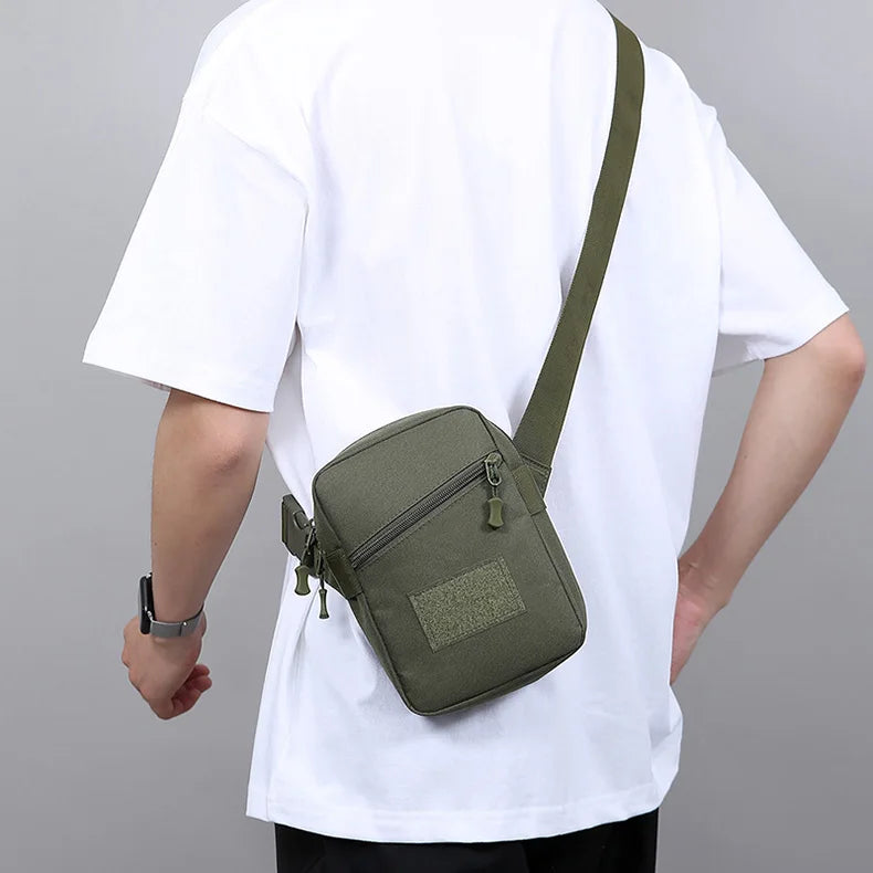 Tactical climbing chest bag nylon large storage multi-wear adjustable strap - product image