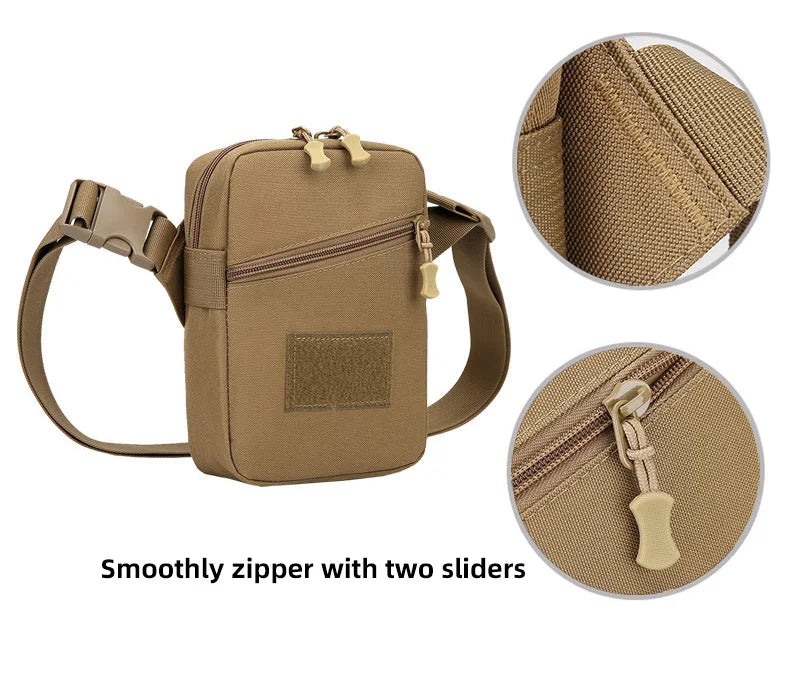 Tactical climbing chest bag nylon large storage multi-wear adjustable strap - product image