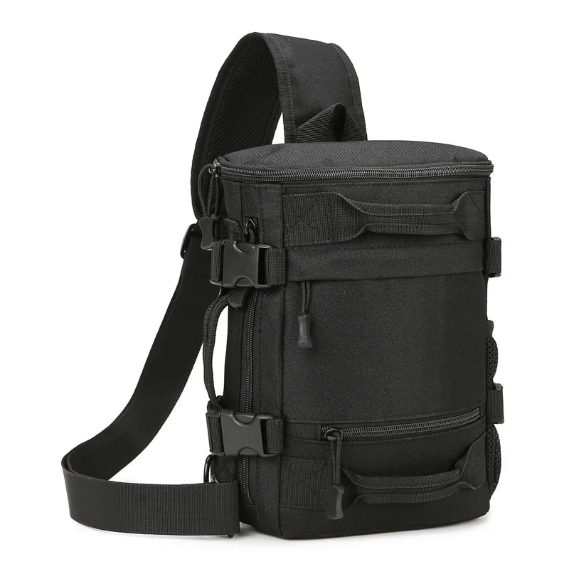 Tactical climbing chest bag oxford large capacity multi-wear adjustable strap - product image