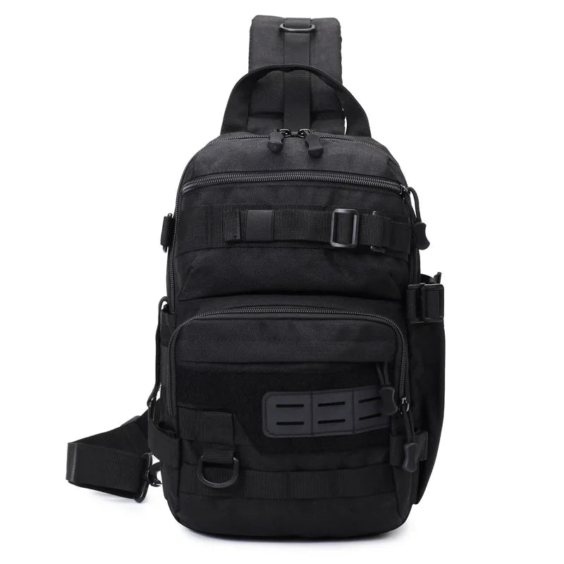 Tactical climbing chest bag oxford multi-compartment molle system - product image