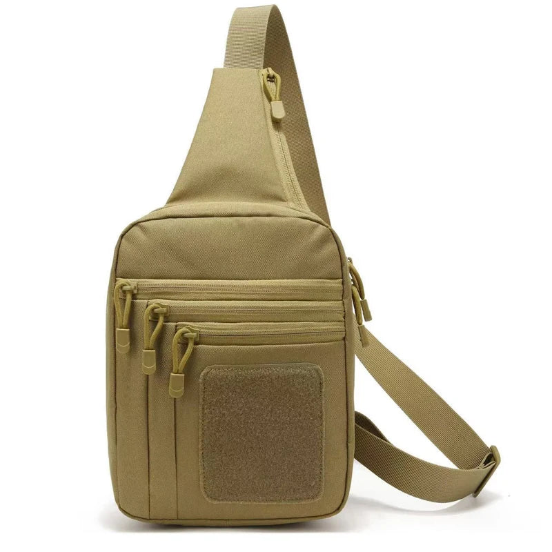 Tactical climbing chest bag oxford multi-layer storage adjustable straps - product image