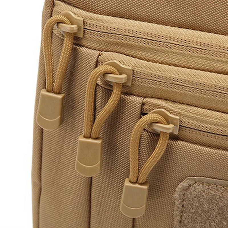 Tactical climbing chest bag oxford multi-layer storage adjustable straps - product image