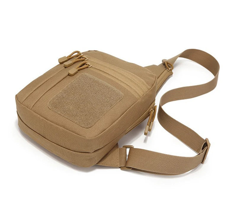 Tactical climbing chest bag oxford multi-layer storage adjustable straps - product image