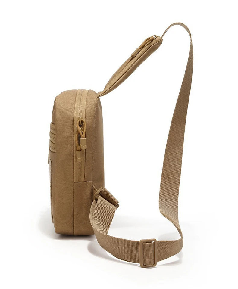 Tactical climbing chest bag oxford multi-layer storage adjustable straps - product image
